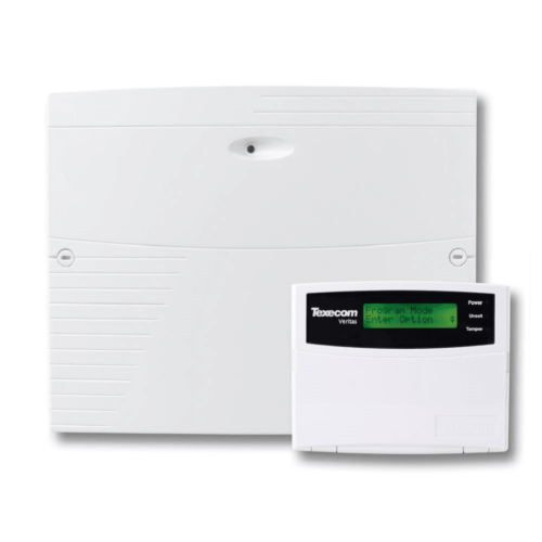 Wired Intruder Burglar Alarm System PRO Kit PROX LCD Keypad QUAD PIRs 10 Zone! 